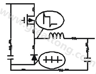 我們的設計范例顯示，有高達3A的電流必須從接地流回到源端(一個24V汽車電池或一個24V電源)。