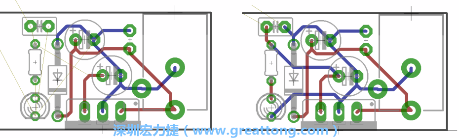 2.3. 下一步，進行布線并連接各個電源供應的連結(jié)點。